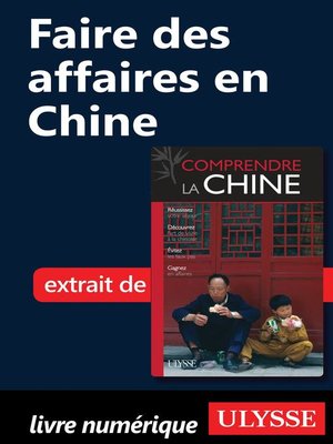 cover image of Faire des affaires en Chine